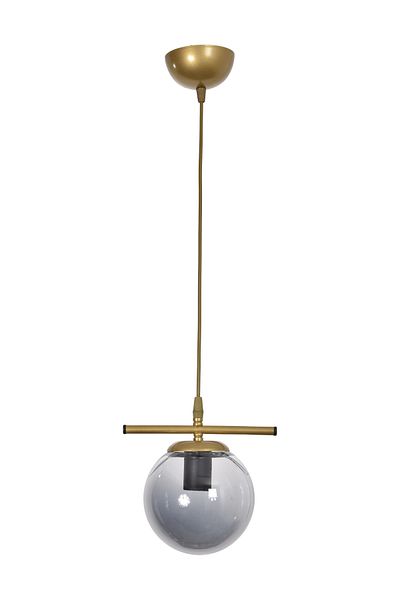 Modavize Ceku Modern Living Room - Globe Glass Single Ceiling Pendant Lamp for Kitchen and Bedroom