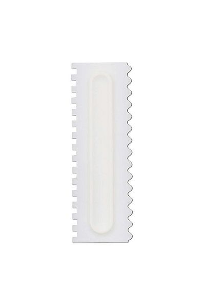 OEM Spatula ornare torturi si prajituri, plastic, 21.8 x 7.2 cm, alb