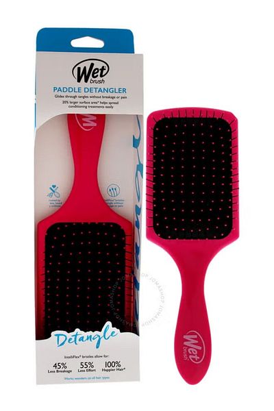 Wet Brush فرشاة شعر بادل وردية 1.25 بوصة