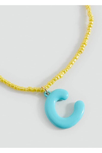 MANGO Kids Harfli boncuklu kolye