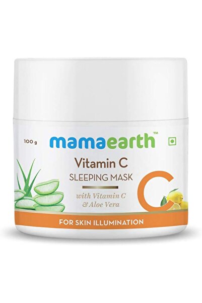 Mamaearth Vitamin C Sleeping Mask For Skin Illumination, 100 Gm