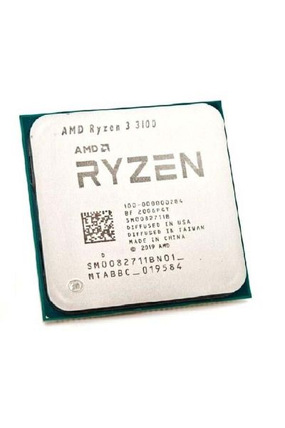 Amd Ryzen 3 3100 18Mb 4-Core Vga No Am4 65W Without Box+Fanless