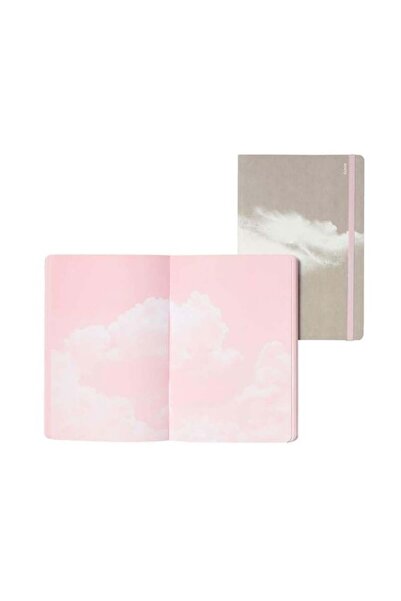 NUUNA Cartea de inspirație vegană M - CLOUD PINK Notebook