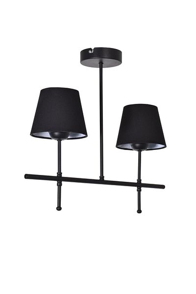 Modavize Modern Design Czechia - 2-Piece Chandelier with Black Head for Living Room, Kitchen, Bedroom