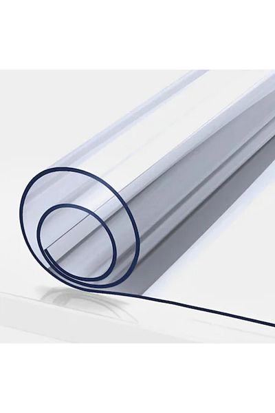 ABYZ Față de masă transparentă din silicon, 200x100 cm, grosime 1,2 mm, aspect sticlos