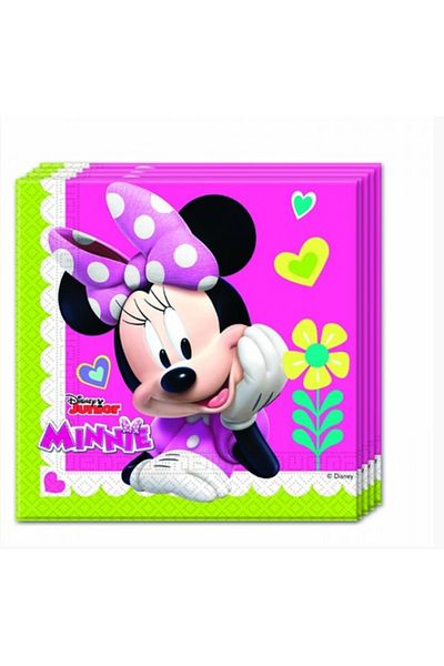 Kikajoy Χαρτοπετσέτα Minnie Junior 33x33 20τμχ