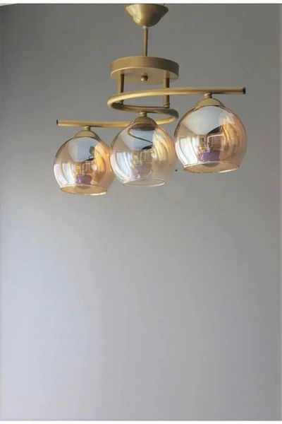 Modavize Fuji Modern 3-Piece Chandelier - Antique Colored Living Room and Bedroom Set