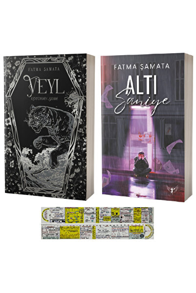 Artemis Yayınları Veyl Kötülerin Şehri + Altı Saniye 2 Kitap Set Fatma Şamata + Mat. Öğreten Cetvel