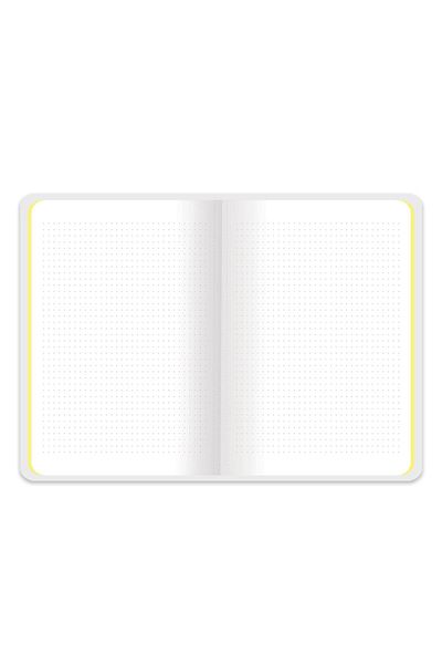 KESKİN COLOR Keskin Color Bullet Journal 16X21.5 cm Dotted Notebook - White