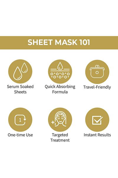 nykaa Skin Secrets Gold Sheet Mask