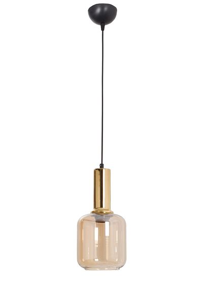 Modavize Tanem Modern Design Living Room Kitchen Hall Gold Color Honey Glass Single Chandelier