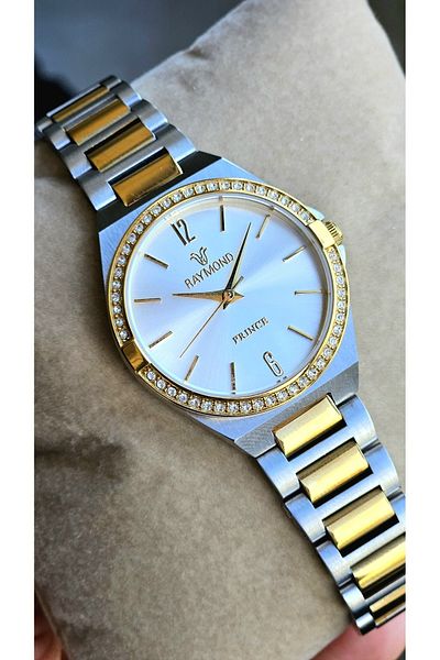 Raymond Rym-21714 100% Original Women's Wristwatch - Steel Case and Cord - 2 Year Warranty