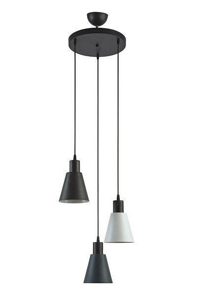 Modavize Pera Modern Special Design - Living Room, Kitchen, Cafe - Black, Anthracite, White 3-Piece Pendant Chandelier