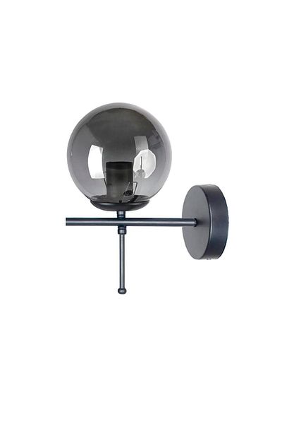 Modavize Feris Special Living Room - Kitchen - Cafe Design Black Body Glass Wall Sconce