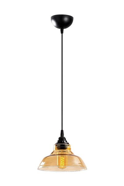 Modavize Dilberay Luxury Living Room - Modern Honey Colored Glass Bedroom Cafe-Kitchen Single Pendant Chandelier