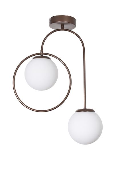 Modavize Bali Modern Living Room - 2-Piece Chandelier for Kitchen and Bedroom - Hall Body Glass