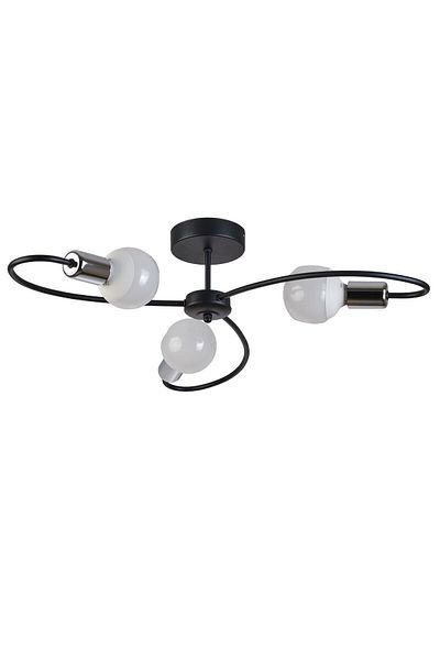 Modavize Mars Modern Design - Black Gray Bedroom 3-Piece Chandelier Set
