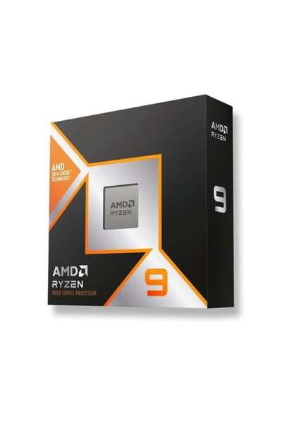 Amd RYZEN 9 9950X3D 144MB 16çekirdekli O/B UHD AM5 170w Kutulu+Fansız