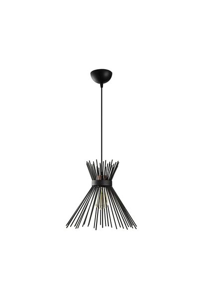 Modavize Retro Rustic Hedgehog Design - Black Single Pendant Chandelier - Living Room and Kitchen
