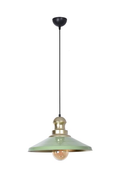 Modavize Afra Green Metal Chandelier - Modern Design, for Living Room and Kitchen, Cafe Kitchen Green Chandelier (Diameter 36 cm)
