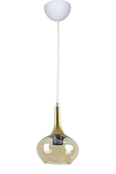 Modavize Nero Modern Design - White Honey Glass Single Chandelier