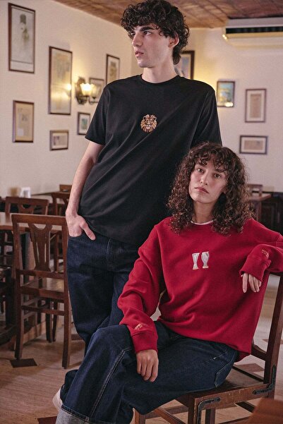 Reflect Studio Kupa SuperSoft Sweatshirt - Kırmızı