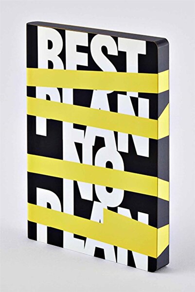 NUUNA Gray Dotted Notebook Best Plan No Plan (a5 Premium Paper - 256 Sheets)