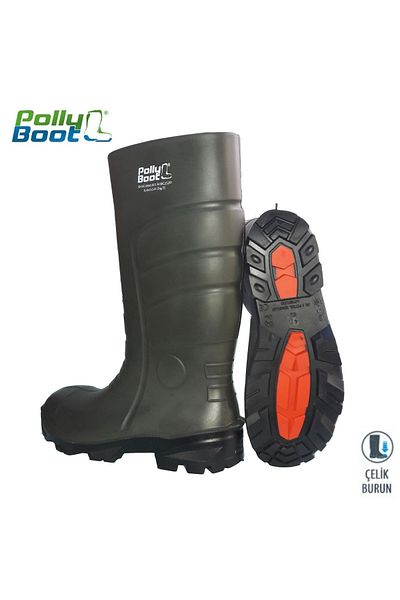 Polly Boot حذاء Pollyboot Vega مقاس 40 بمقدمة فولاذية من مادة البولي يوريثين