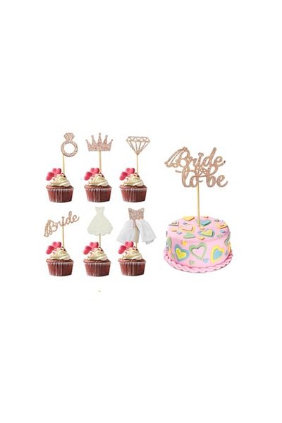 DELPI Set Decor Tort, Prajituri si Briose 'Bride to Be'