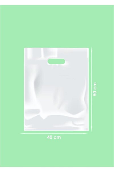 Store Baskısız El Geçme Mağaza Poseti 40x50 (100 ADET)