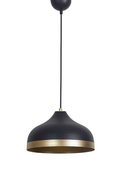 Modavize Nilay Special Living Room - Black Metal Single Cafe Design Chandelier