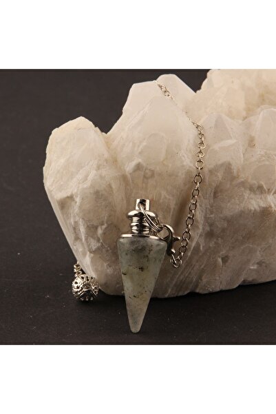 OSMANLI DOĞAL TAŞ Sertifikalı Labradorit Doğal Taş Pandül - S009