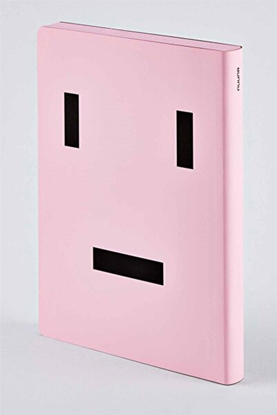 NUUNA Ox Graphic Pink Leather Dot Notebook