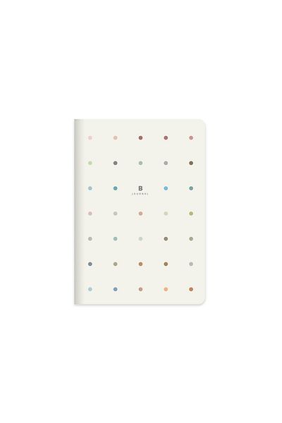 KESKİN COLOR Keskin Color Bullet Journal 16X21.5 cm Dotted Notebook - White