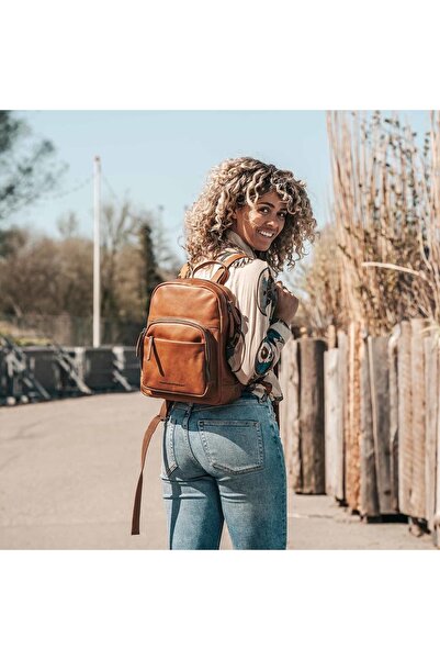 The Chesterfield Brand Rucsac de dama din piele naturala, The Chesterfield Br...