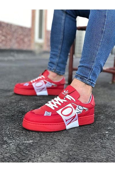 Byshoes Wagoon WG202 Red Men's Casual Shoes