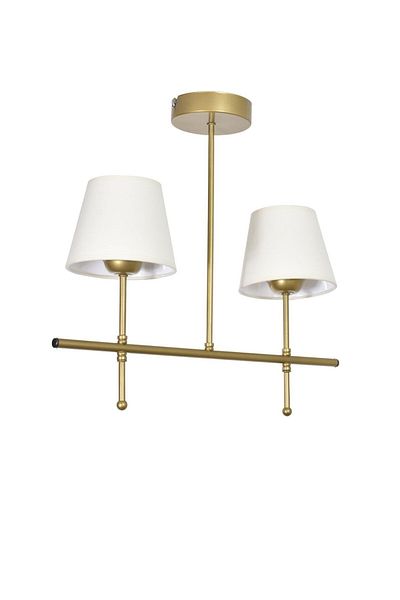 Modavize Modern Design Czechia - Living Room, Kitchen, Bedroom Antique Colored Cream Headed 2-Piece Chandelier