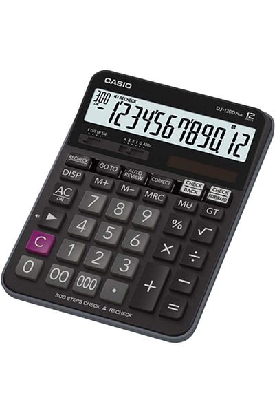 Casio Calculator Dj-120d Plus - Check & Recheck Function