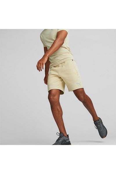 Puma Mens EVOSTRIPE Shorts - Beige