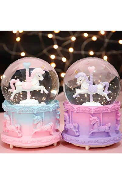 Store Unicorn Kar Küresi (Büyük Boy)