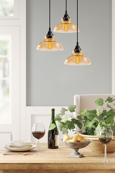 Modavize Dilberay Luxury Living Room - 3-Piece Chandelier Modern Pendant Lamp Balcam - Kitchen and Bedroom