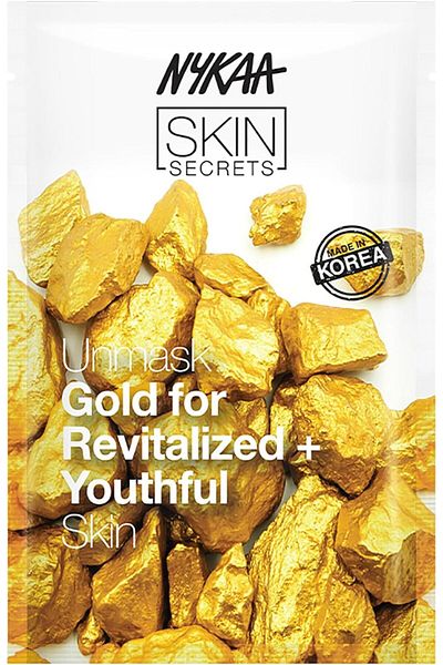 nykaa Skin Secrets Gold Sheet Mask