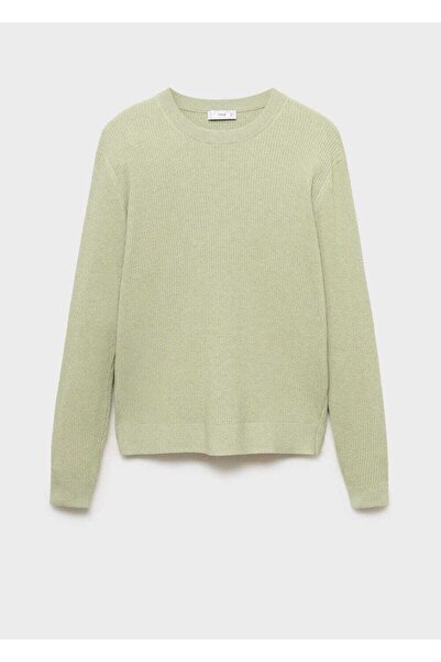 MANGO Man İnce triko ribana pamuklu kazak