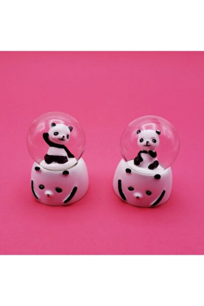 Store Mini Işıklı Panda Kar Küresi