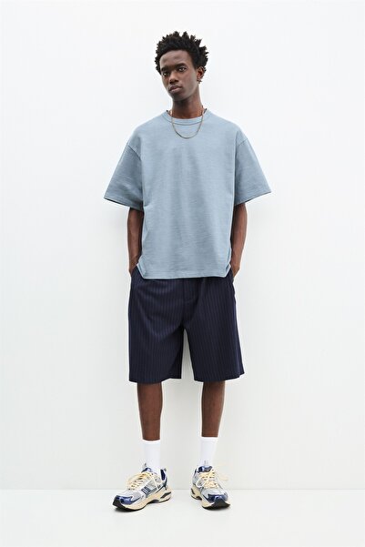 Pull & Bear Kısa kollu yapı t-shirt