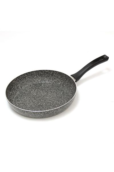 Hascevher Lavilla 3pc Frypan Set – Granite Surface With Ergonomic Handle – 18cm, 22cm, 26cm