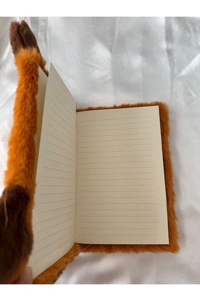PARLAK EVREN Plush Notebook with Dog Visual
