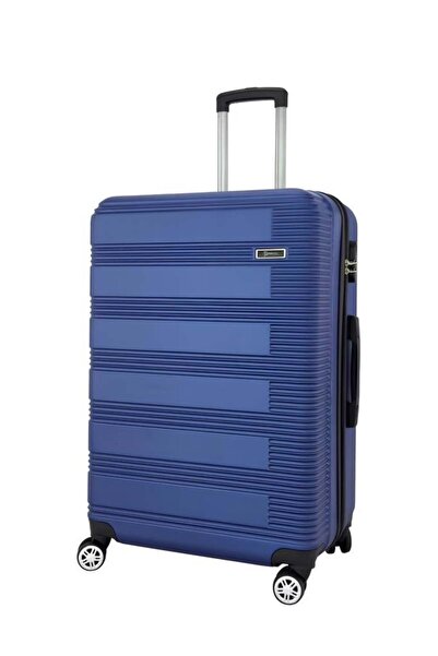louisiana polo Büyük Boy Valiz 4x2 Teker Mavi 1451
