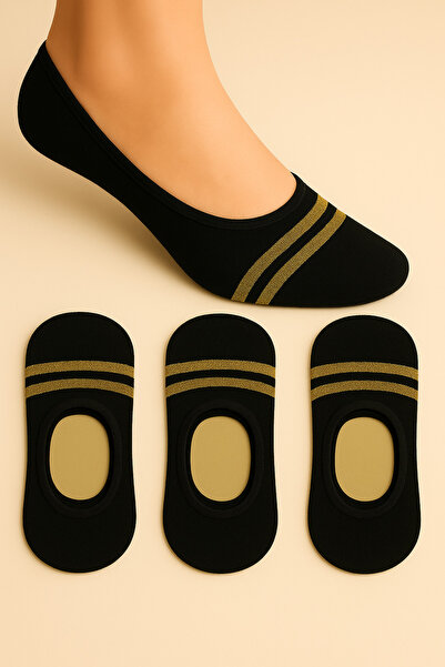 tibo 3 أزواج من جوارب راقصة الباليه النسائية اللامعة المصنوعة من السيليكون بدون خياطة