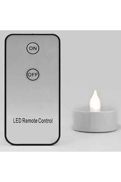 monzana Set Of 10, Led Candles With Flame Effect, With Remote Control,